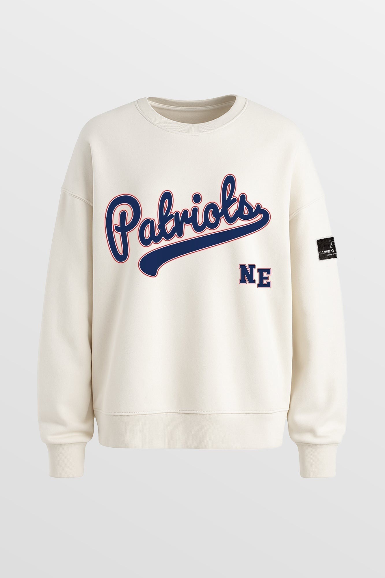 Musemora - Women's New England Patriots Sweatshirt - Game Day Football