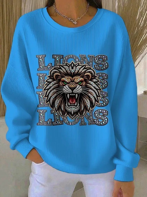 Musemora - Women's Detroit Lions Sweatshirt - Football