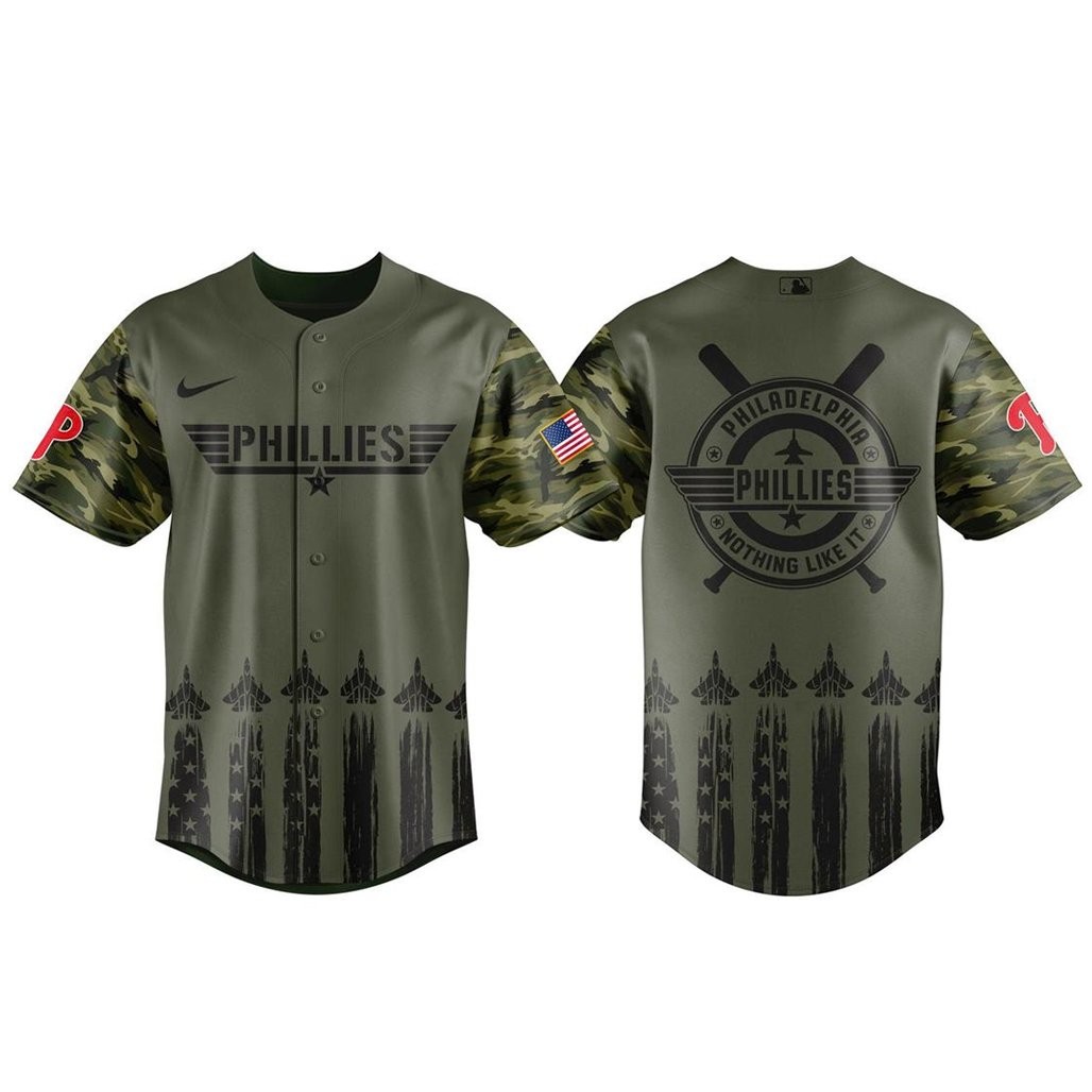 Philadelphia Phillies x Top Gun Night 2026 Baseball Jersey