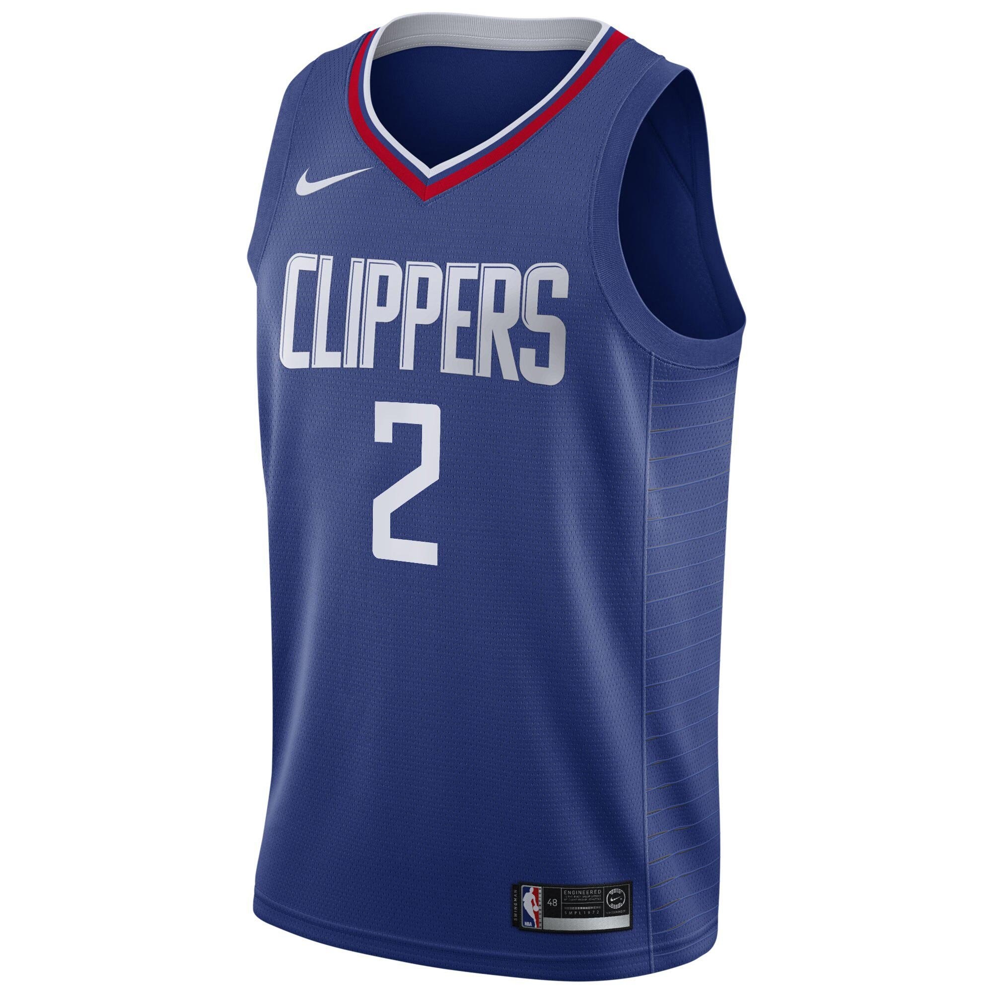 LA Clippers Icon Swingman Kawhi Leonard Youth Jersey - Multicolor