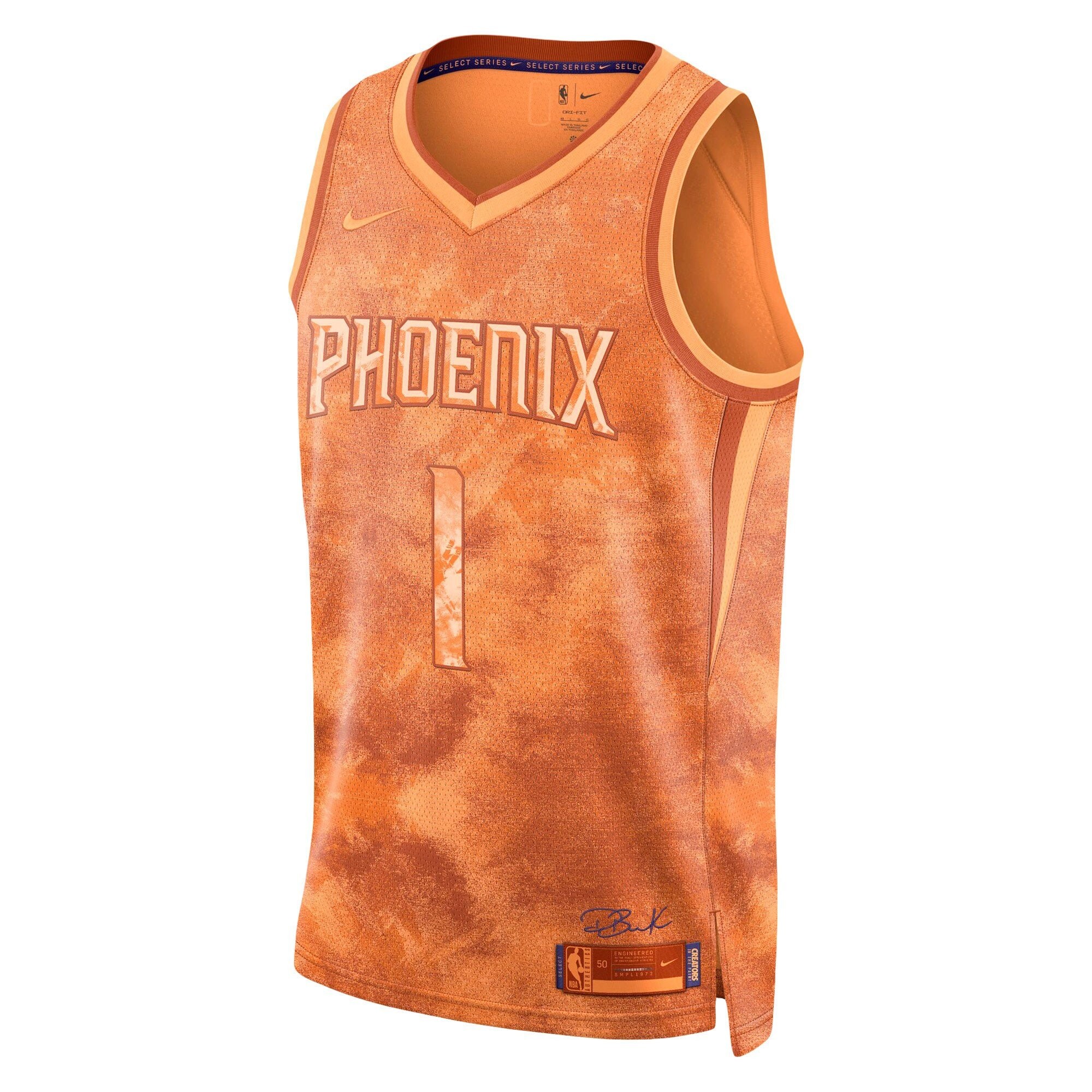 Devin Booker 1 Phoenix Suns Unisex Select Series Swingman Jersey - Printing - Image 2