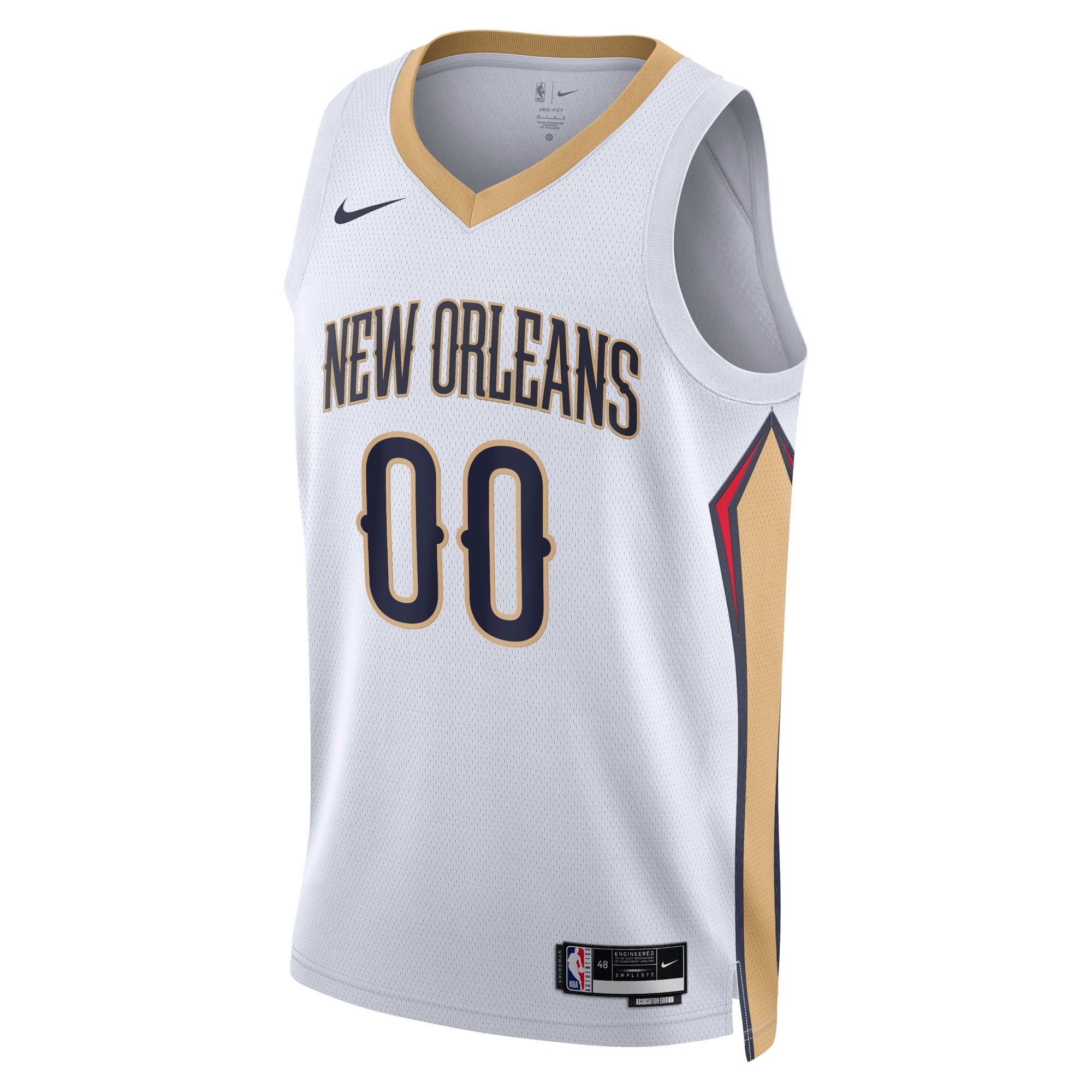 New Orleans Pelicans Association Swingman Custom Jersey Unisex Multicolor
