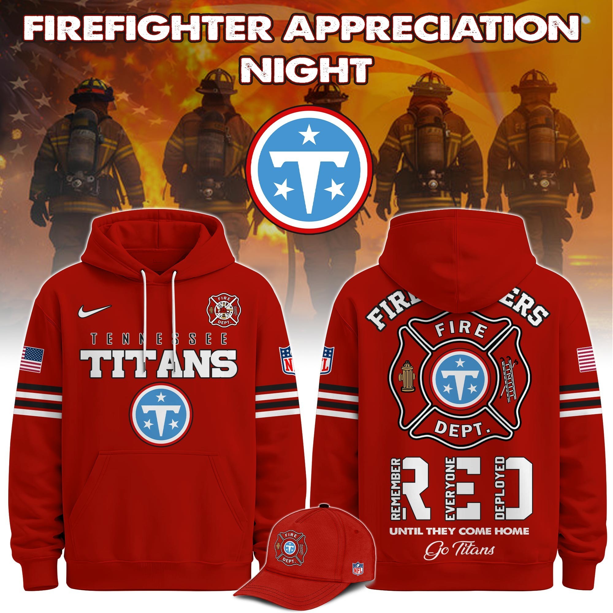 Musemora - Unisex Tennessee Titans Hoodie