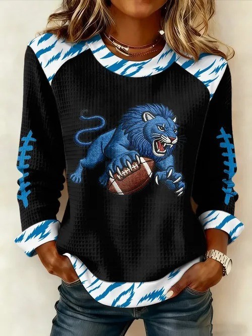 Musemora - Women's Detroit Lions Sweatshirt - Football