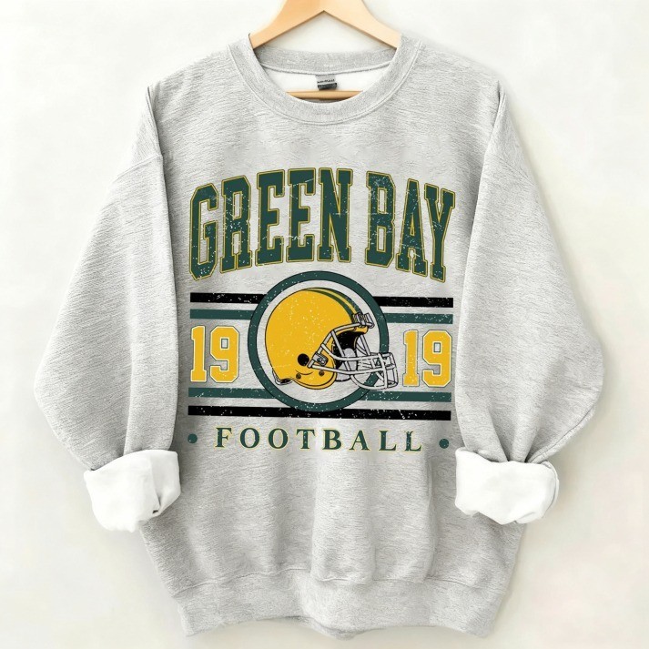 Musemora - Unisex Green Bay Packers Sweatshirt - Football