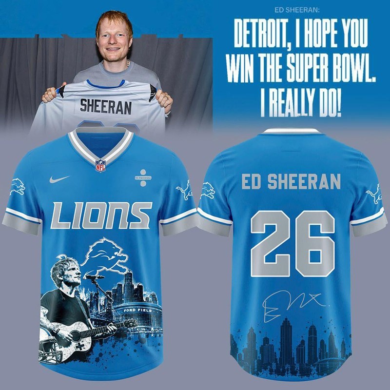 Musemora - Unisex Detroit Lions Jersey - Super Bowl
