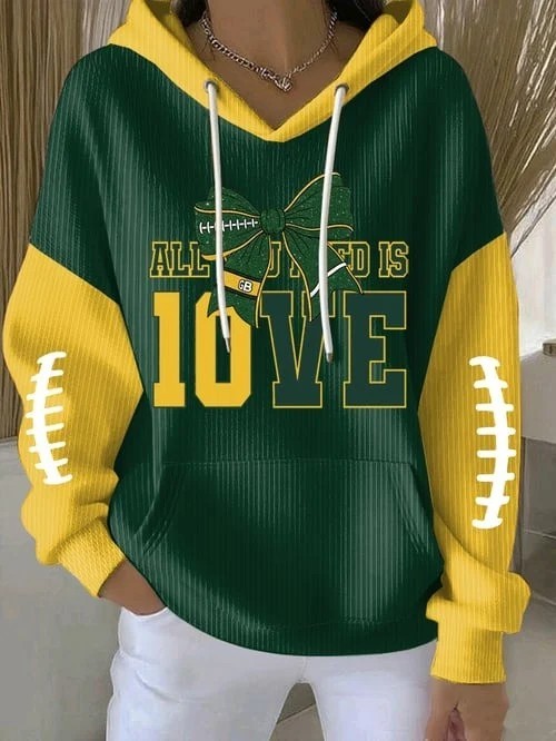 Musemora - Women's Green Bay Packers Hoodie - Game Day