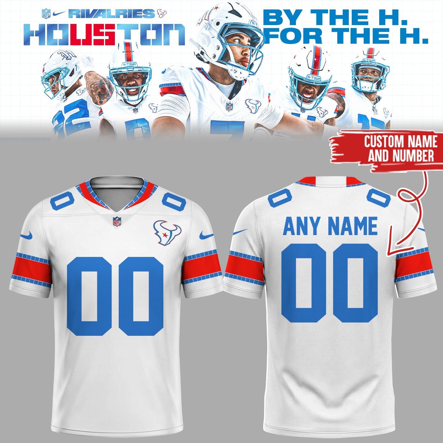 Musemora - Unisex Houston Texans Jersey - Football