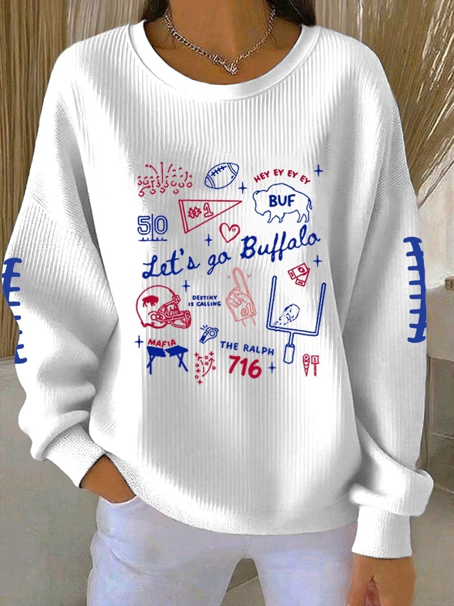 Musemora - Women's Buffalo Bills Sweatshirt - Football