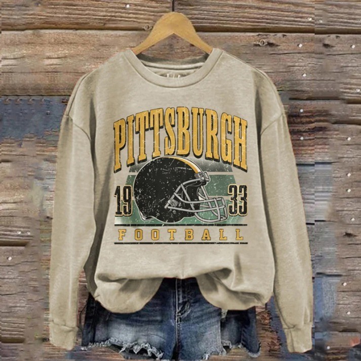 Musemora - Women's Pittsburgh Steelers Sweatshirt - Game Day Football