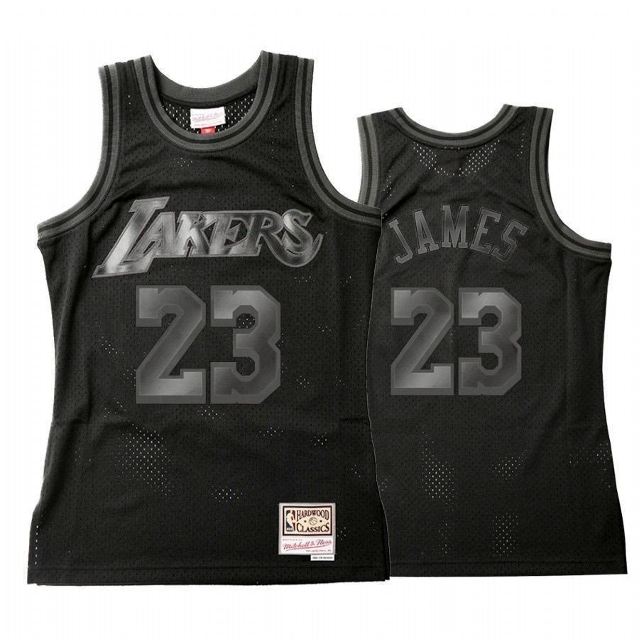 Men's Los Angeles Lakers LeBron James 23 Throwback Tonal Jersey Multicolor