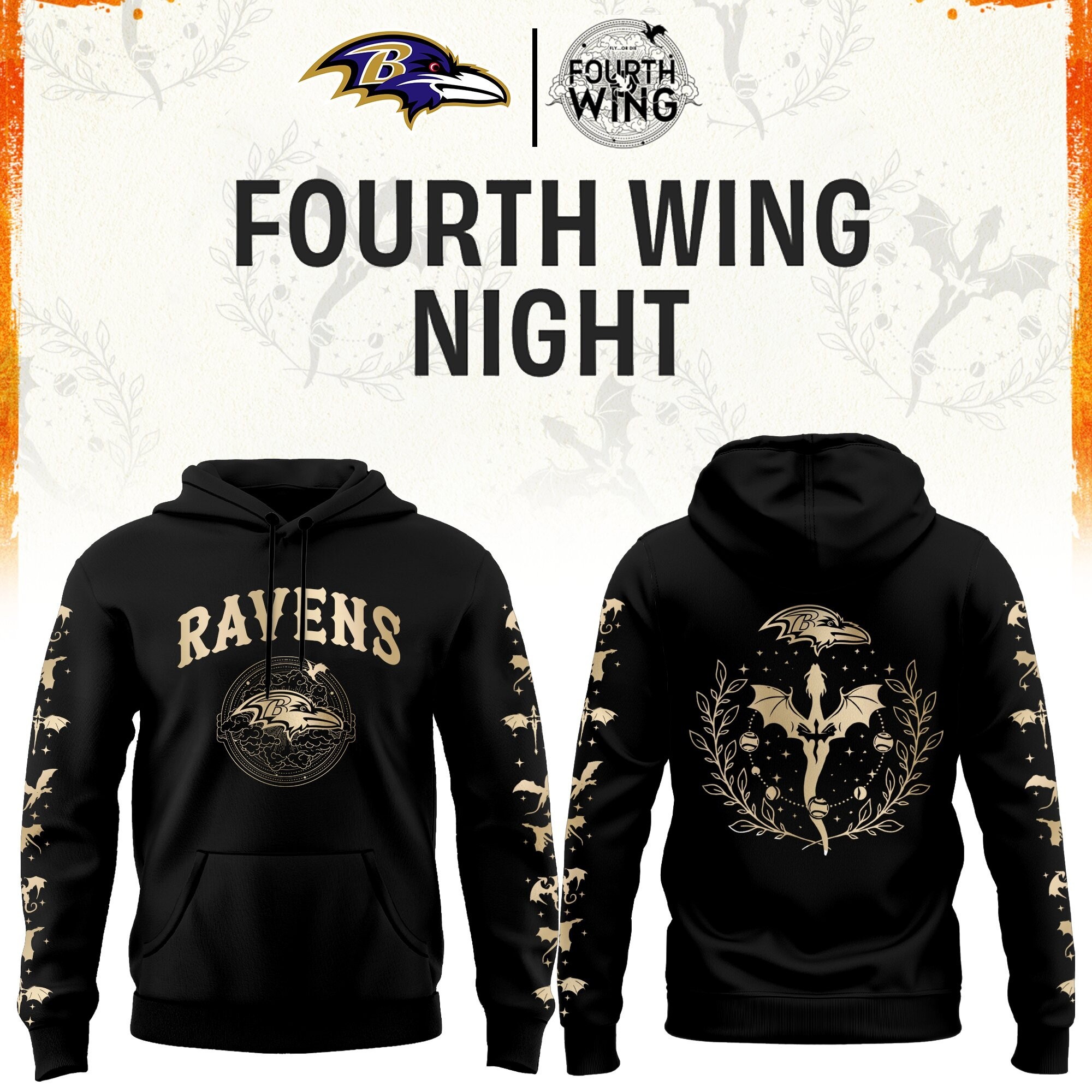 Musemora - Unisex Baltimore Ravens Hoodie - Football