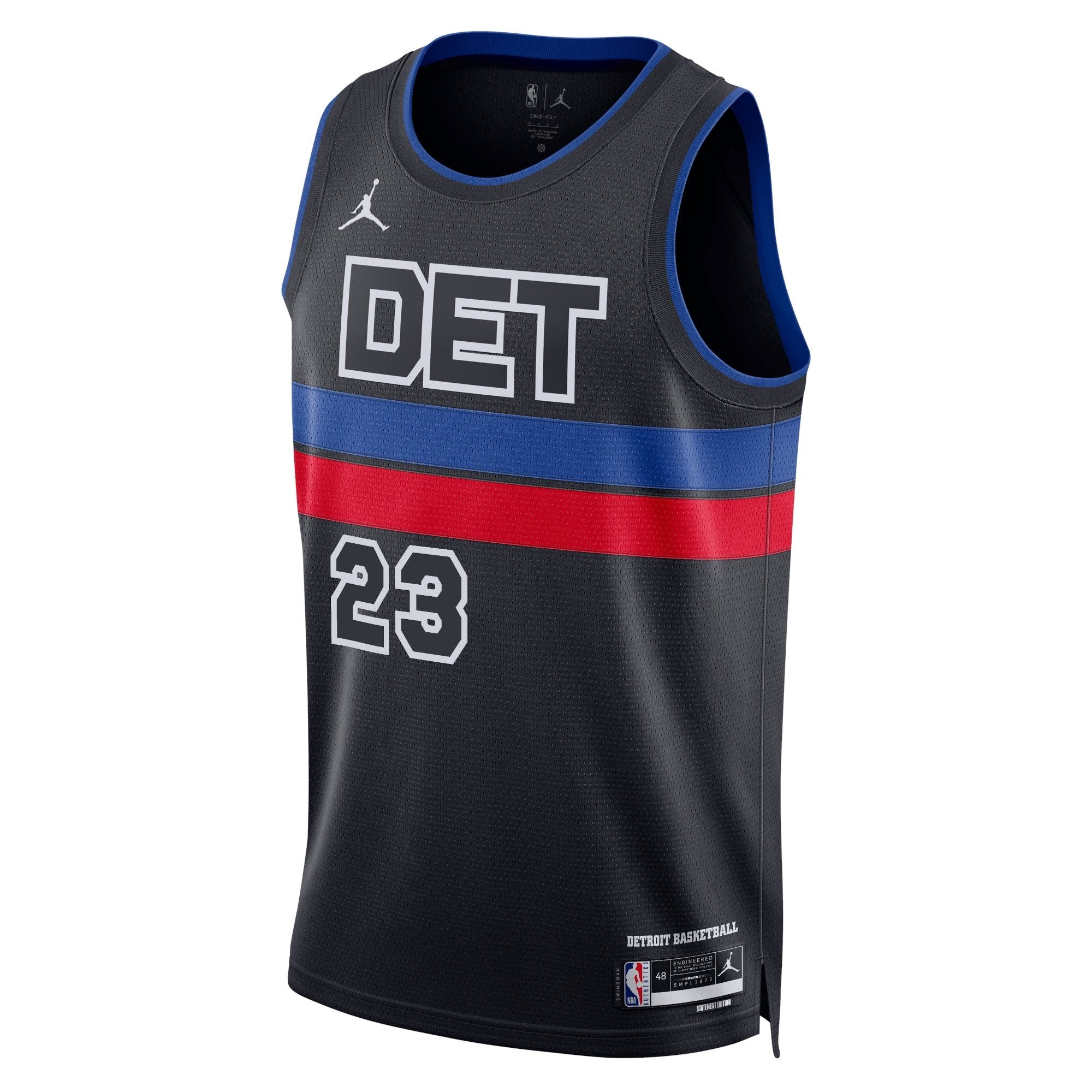 Detroit Pistons Jordan Statement Edition Swingman Jersey Blue Jaden Ivey Unisex