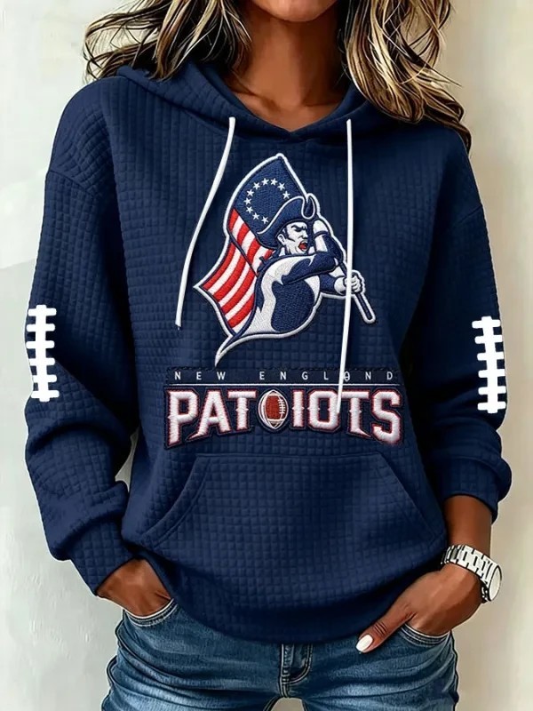 Musemora - Unisex New England Patriots Hoodie - Game Day Football