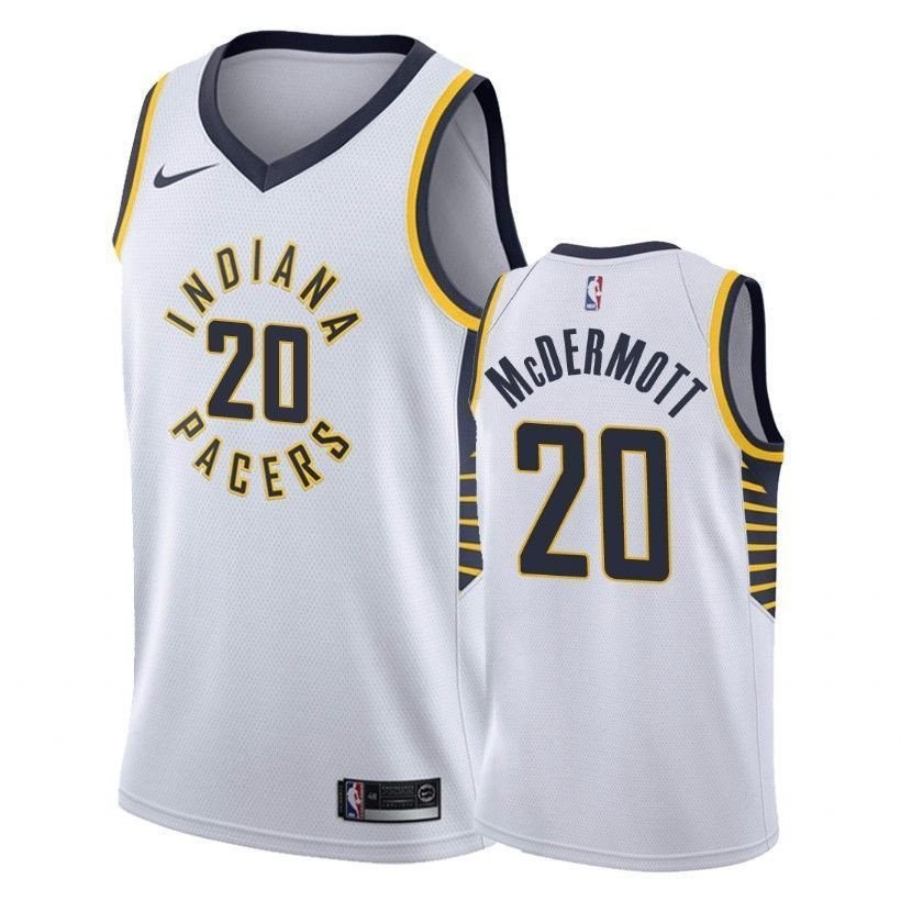 Men's Doug McDermott 20 Pacers Association White Basketball Jersey