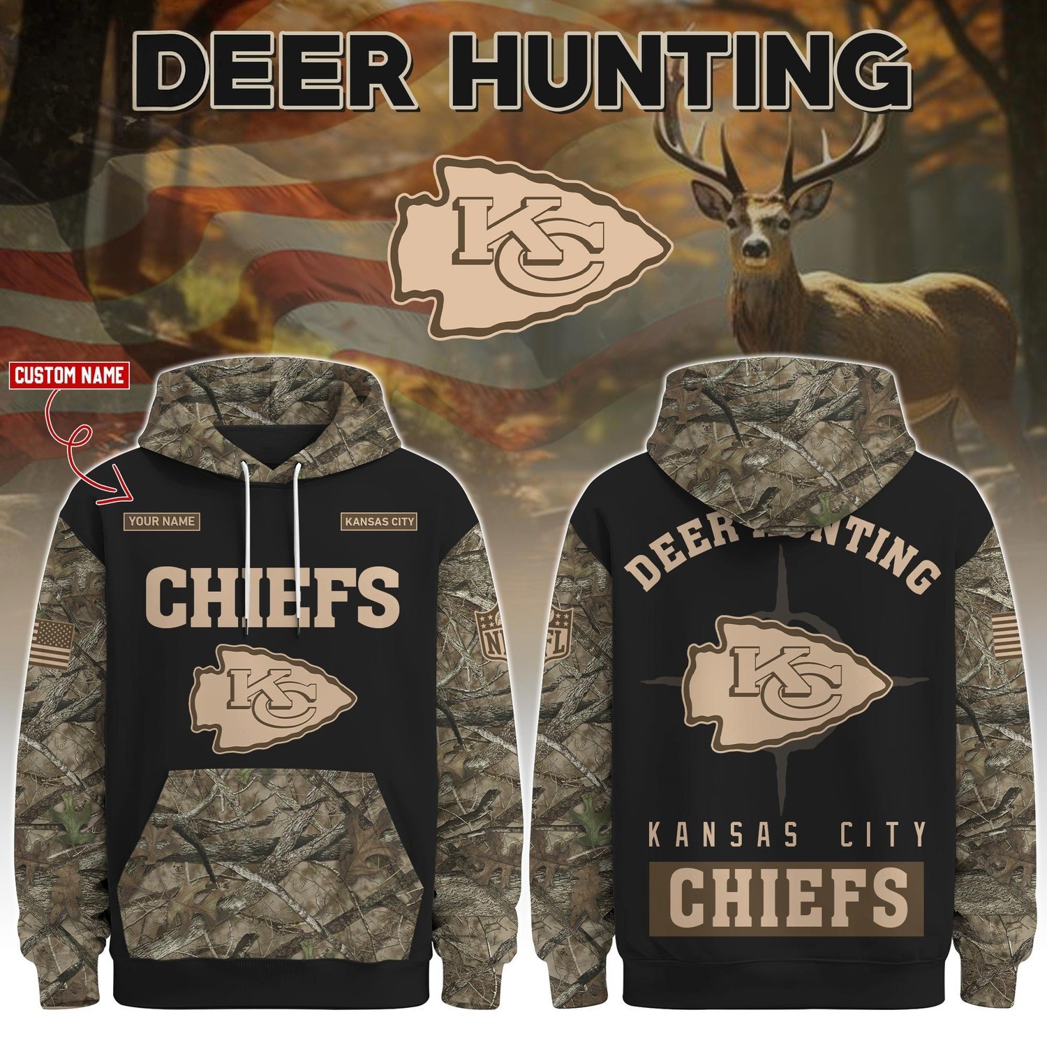 Musemora - Unisex Kansas City Chiefs Hoodie