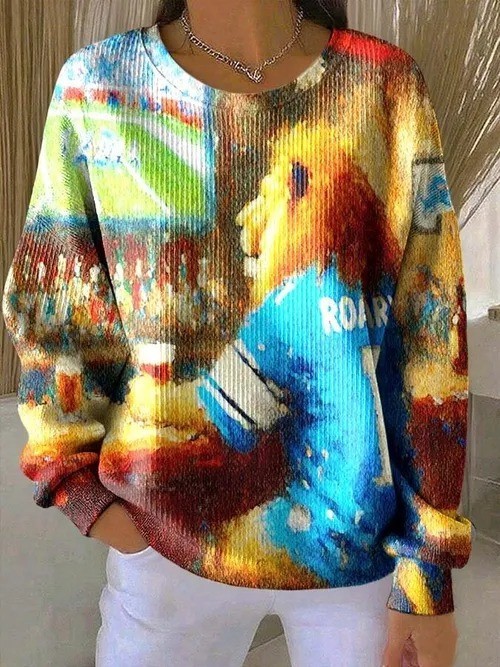Musemora - Unisex Detroit Lions Sweatshirt - Football