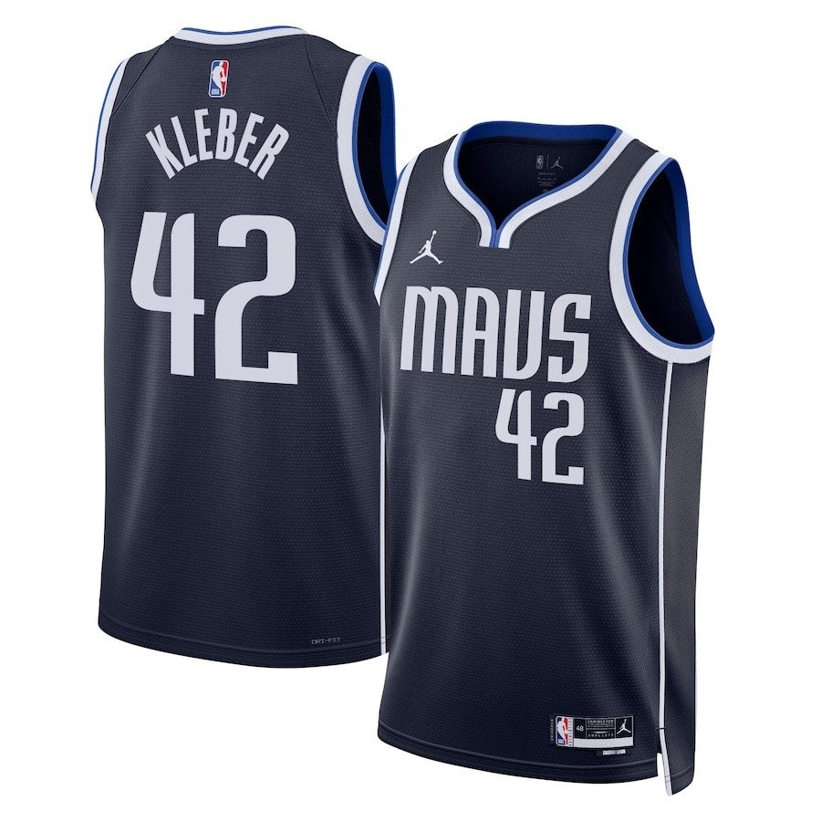 Maximillian Kleber 42 Dallas Mavericks Unisex Swingman Jersey Statement Edition Navy