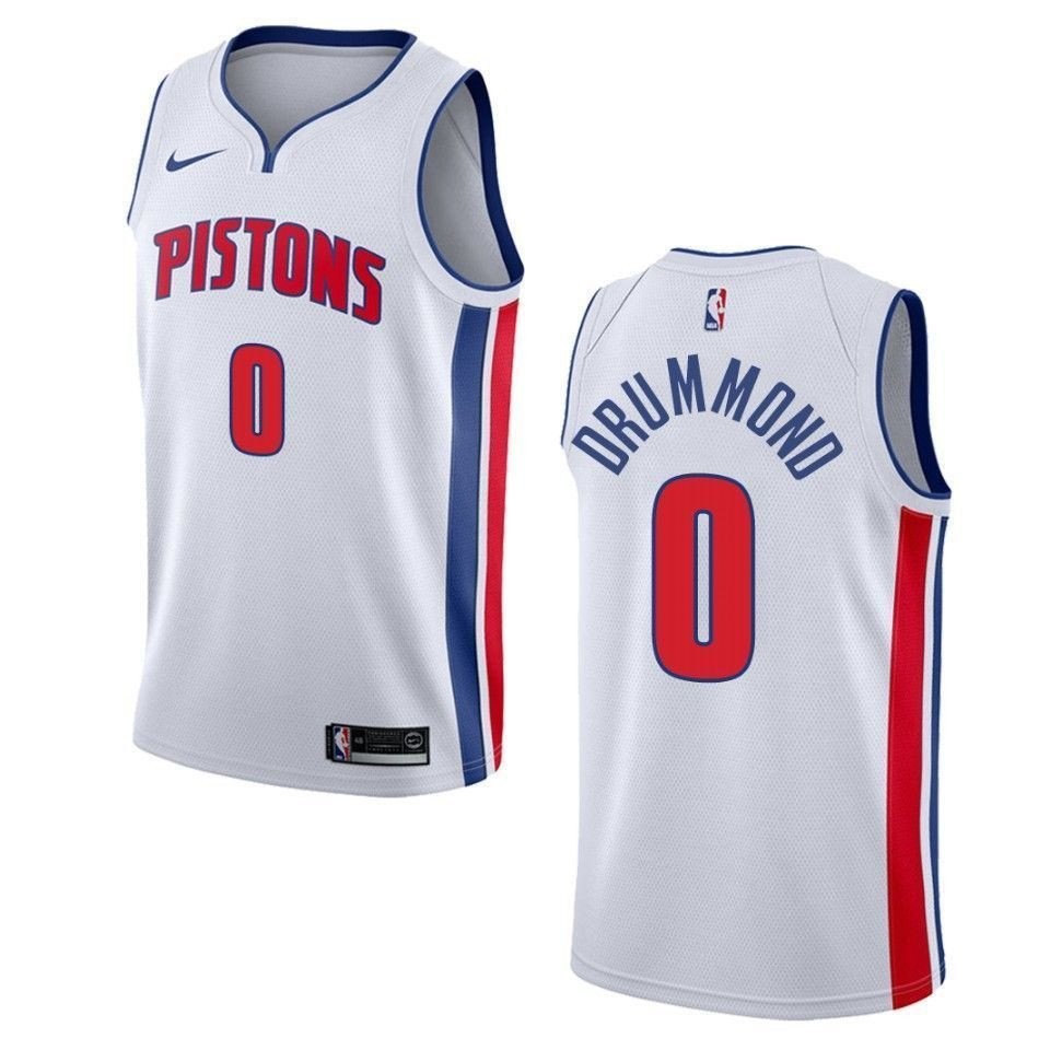 Men's Detroit Pistons Andre Drummond Association Swingman Jersey White