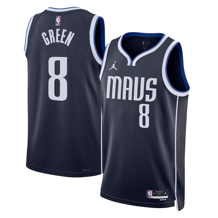 Josh Green 8 Dallas Mavericks Unisex Swingman Jersey Statement Edition Navy