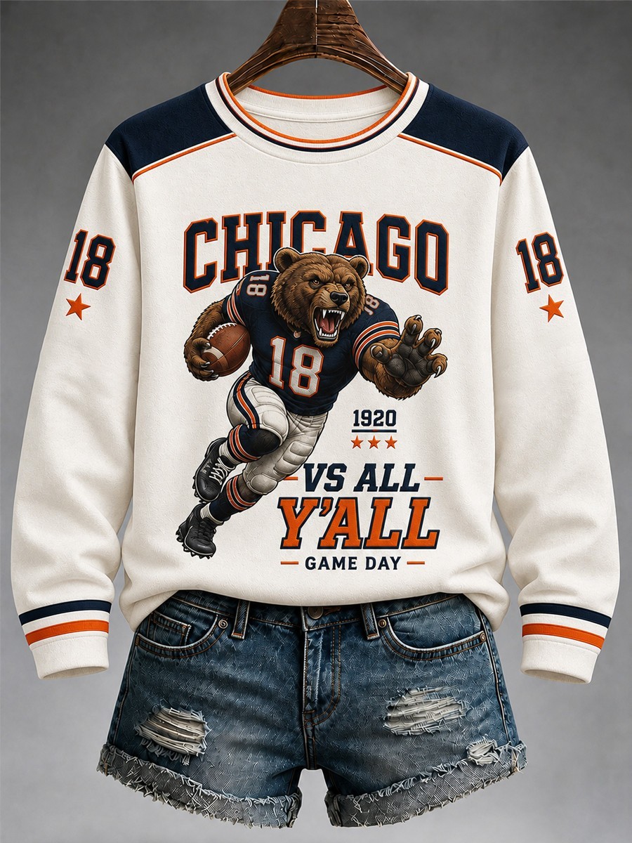Musemora - Unisex Chicago Bears Sweatshirt - Football