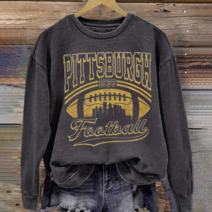 Musemora - Women's Pittsburgh Steelers Sweatshirt - Game Day Football
