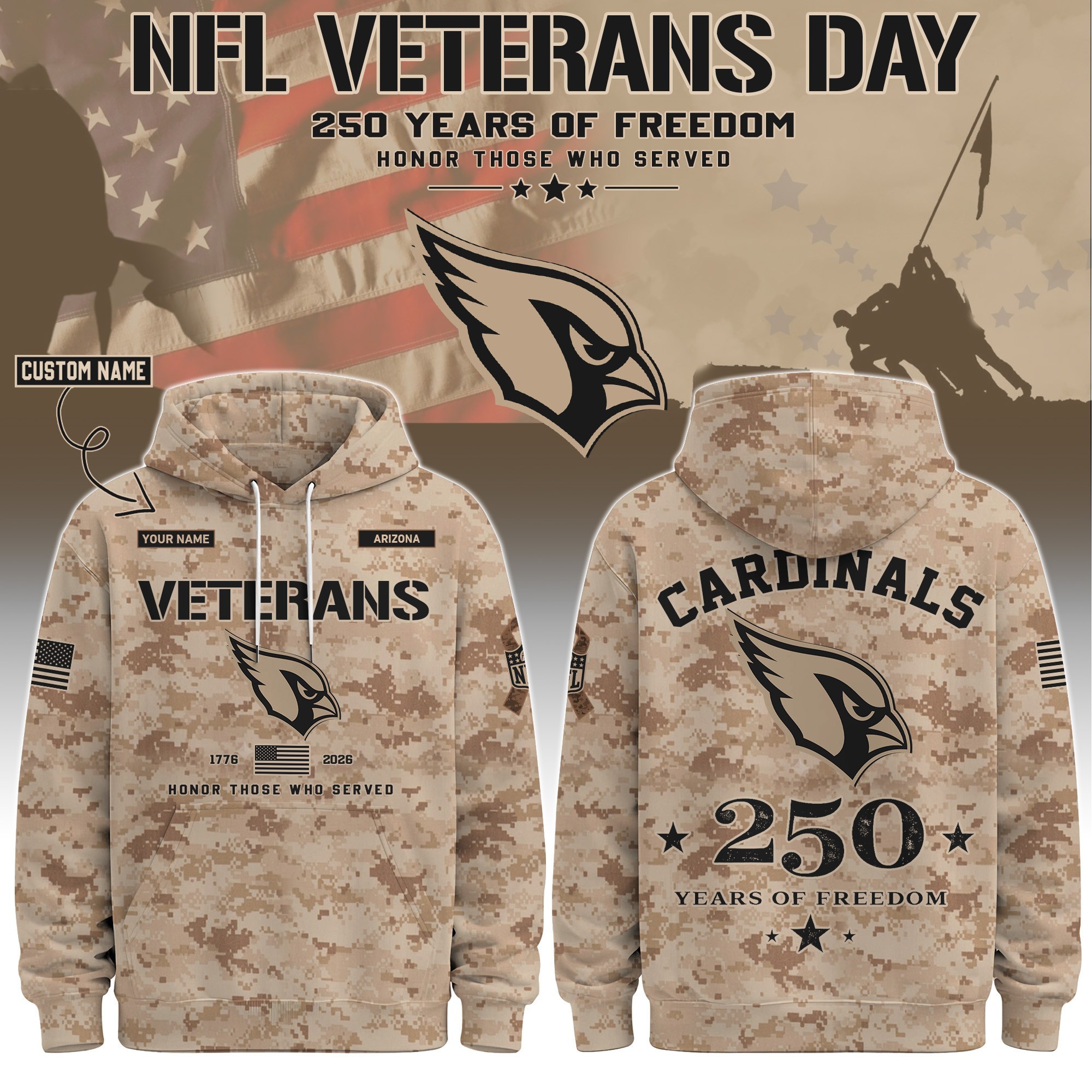 Musemora - Unisex Arizona Cardinals Hoodie
