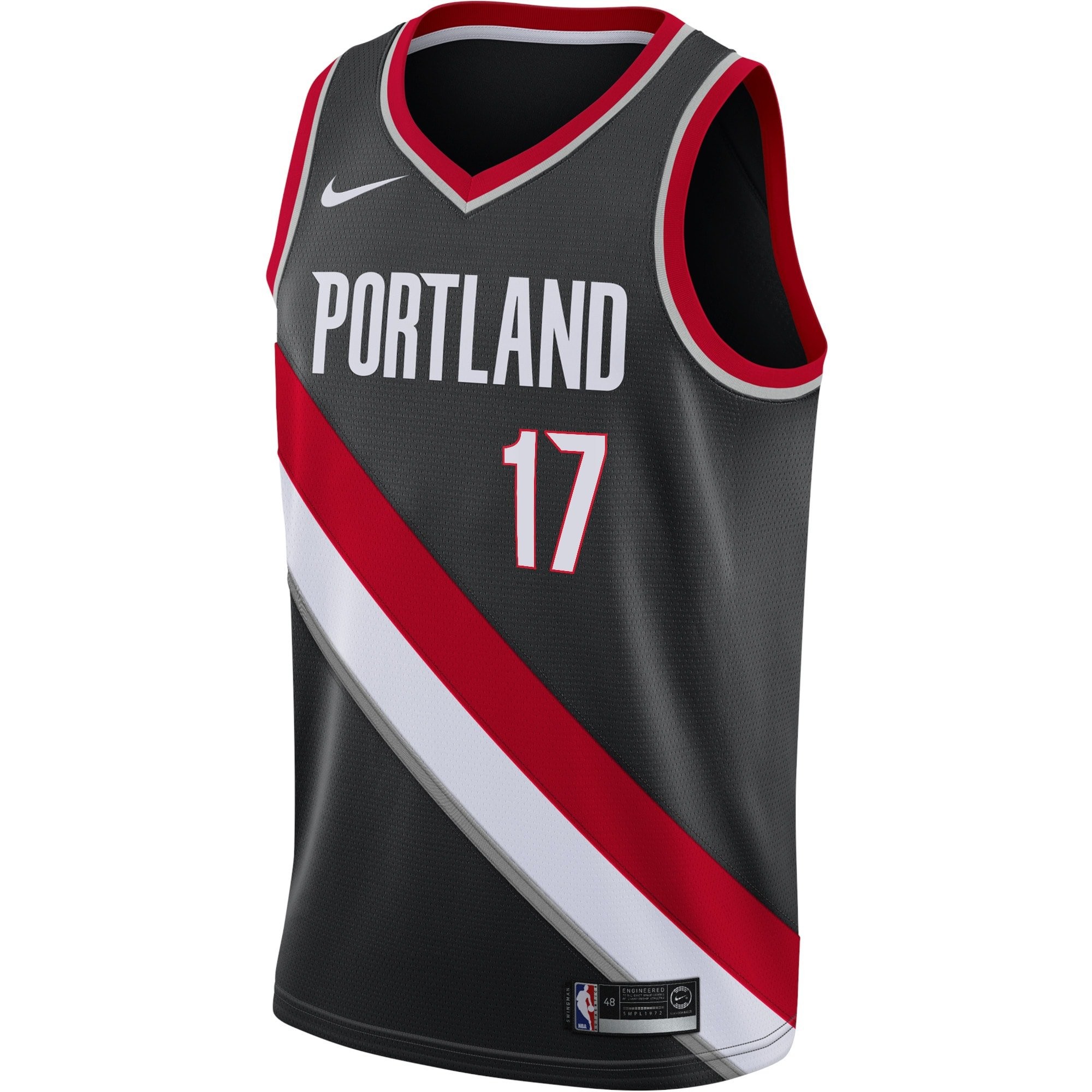 Portland Trail Blazers Icon Edition Swingman Jersey Black Shaedon Sharpe Youth
