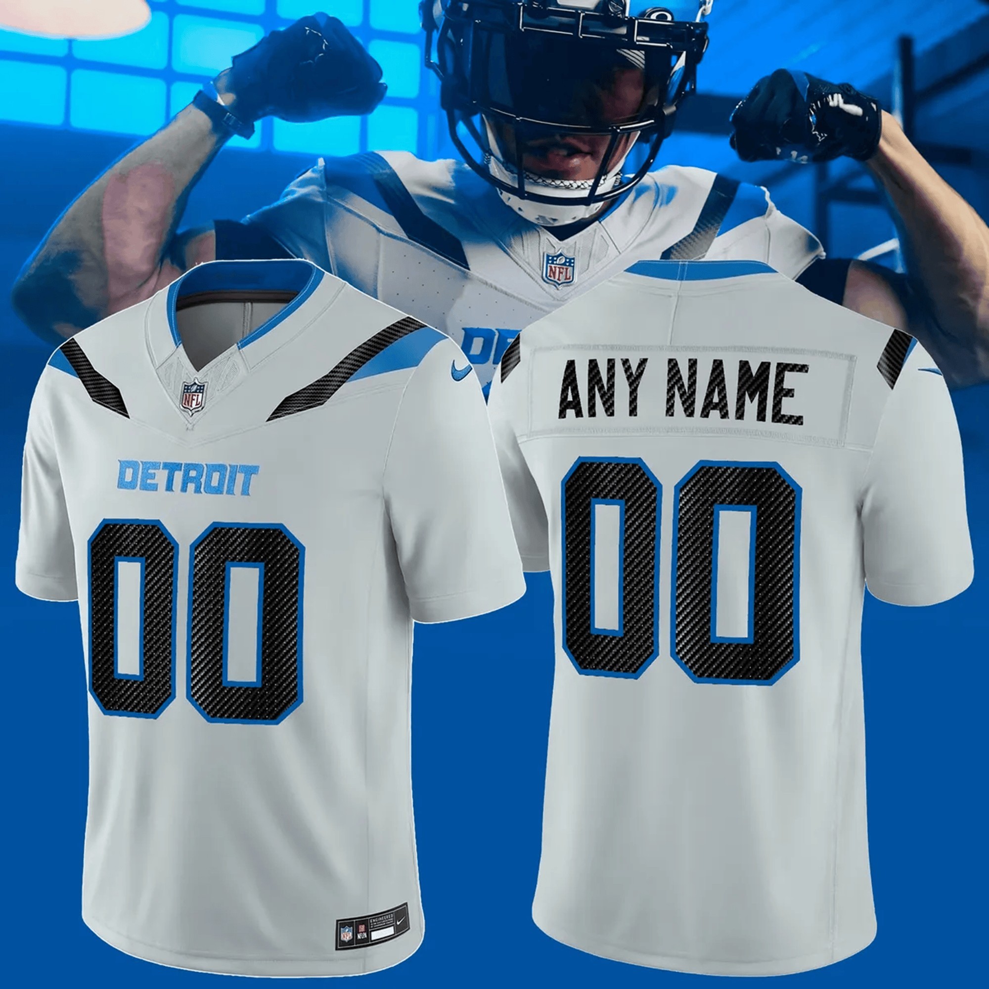 Musemora - Unisex Detroit Lions Jersey