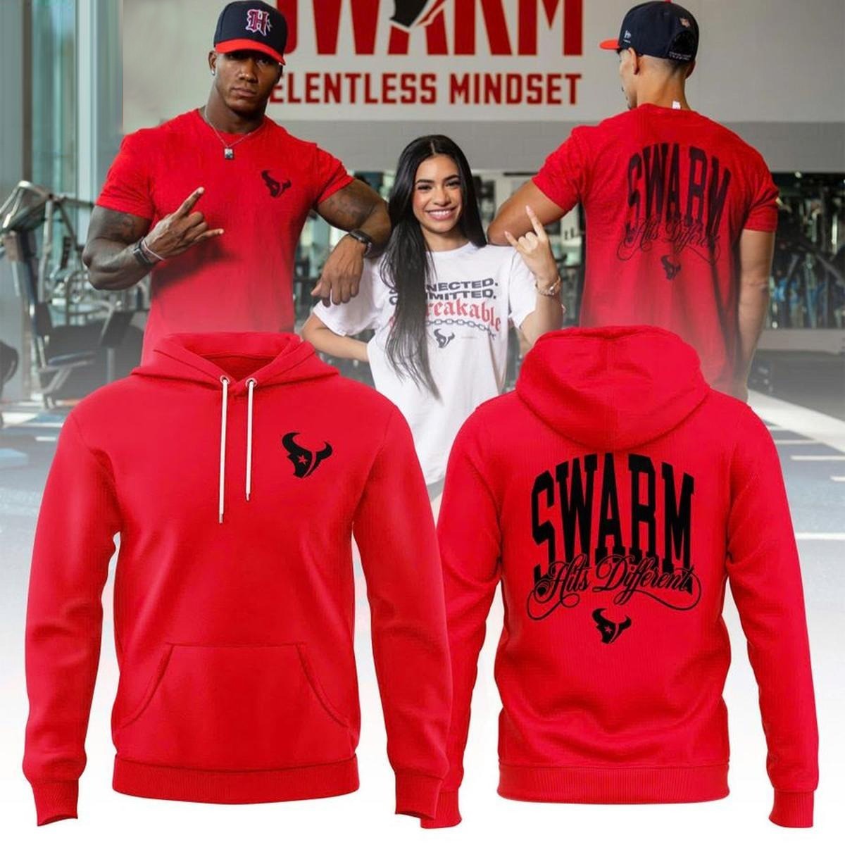 Musemora - Unisex Houston Texans Hoodie - Football