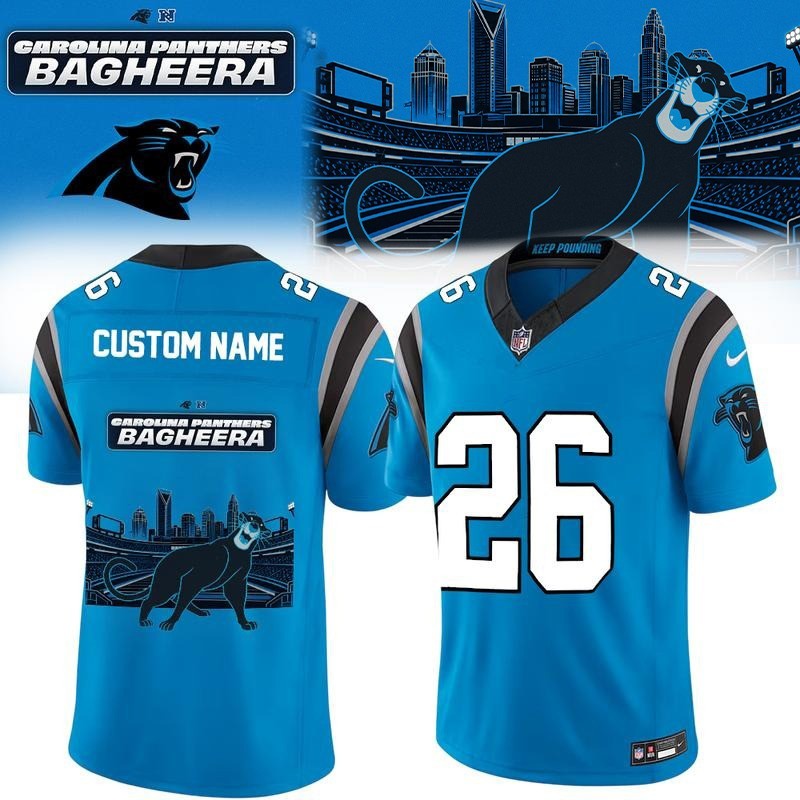 Musemora - Men's Carolina Panthers Jersey