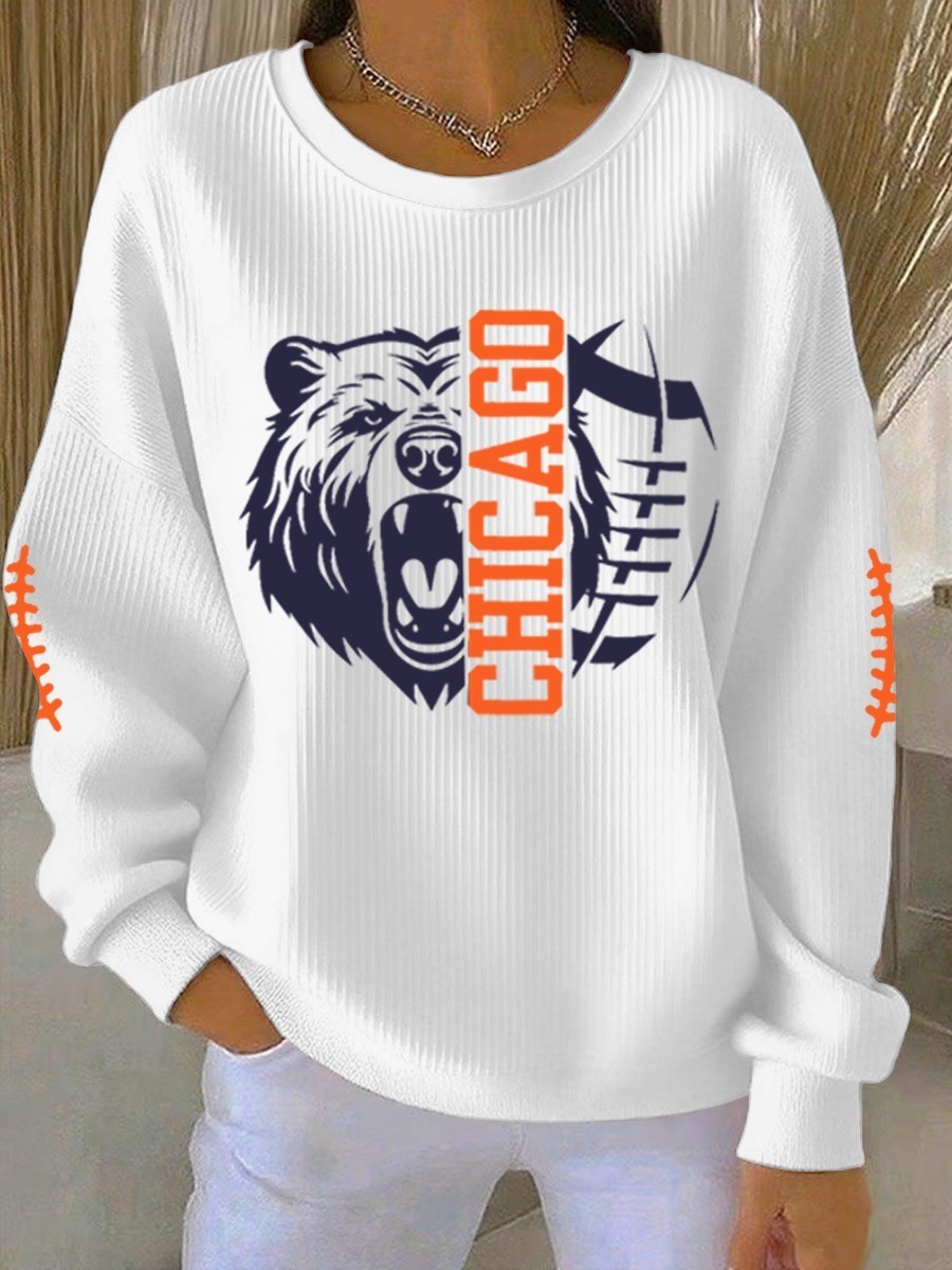 Musemora - Unisex Chicago Bears Sweatshirt - Game Day Football