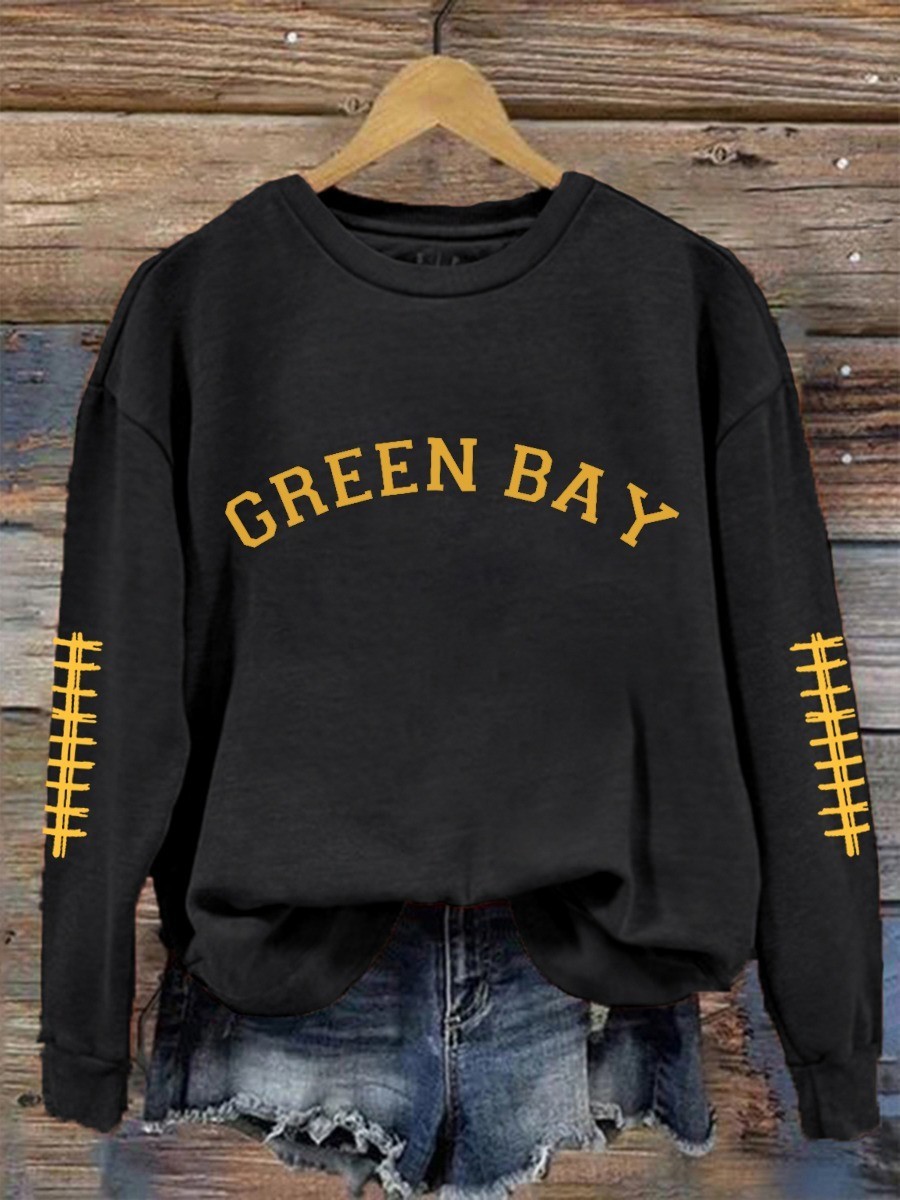 Musemora - Unisex Green Bay Packers Sweatshirt - Game Day Football