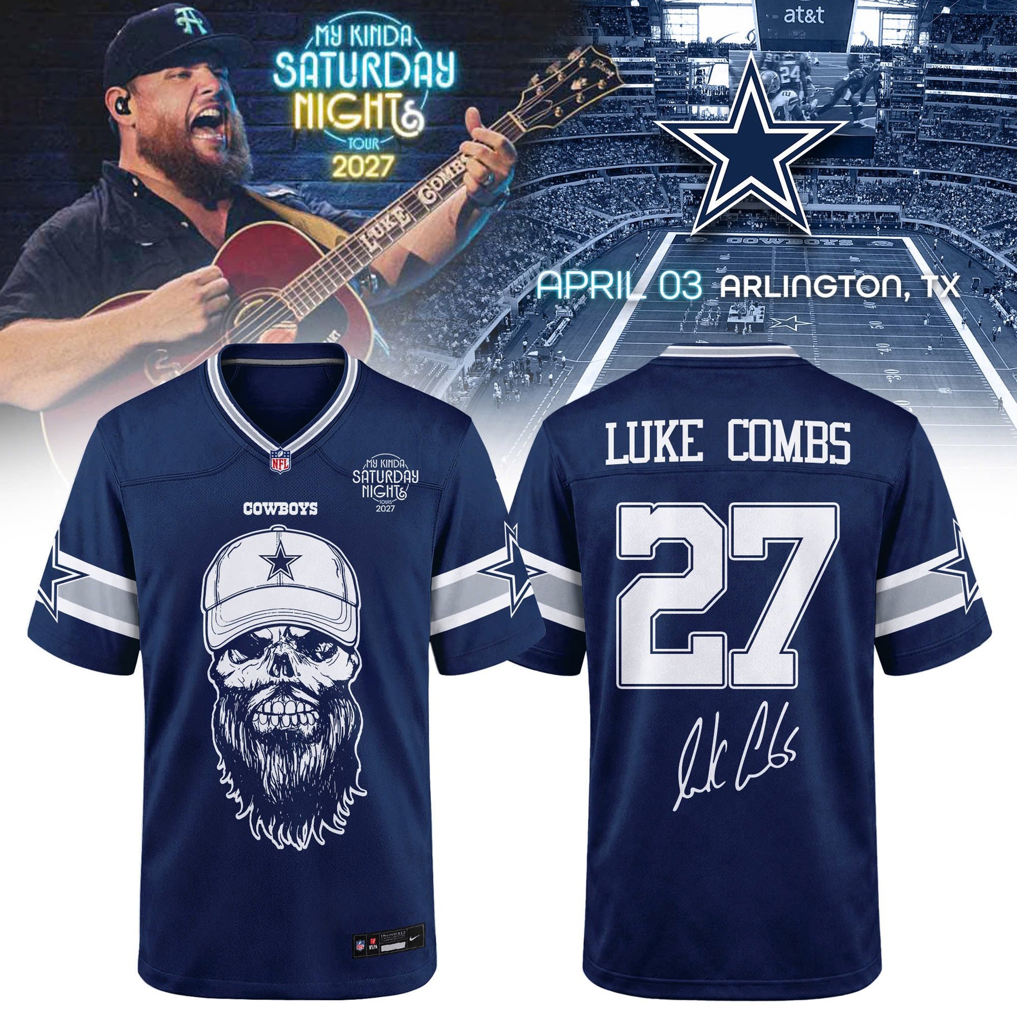 Musemora - Unisex Dallas Cowboys Jersey