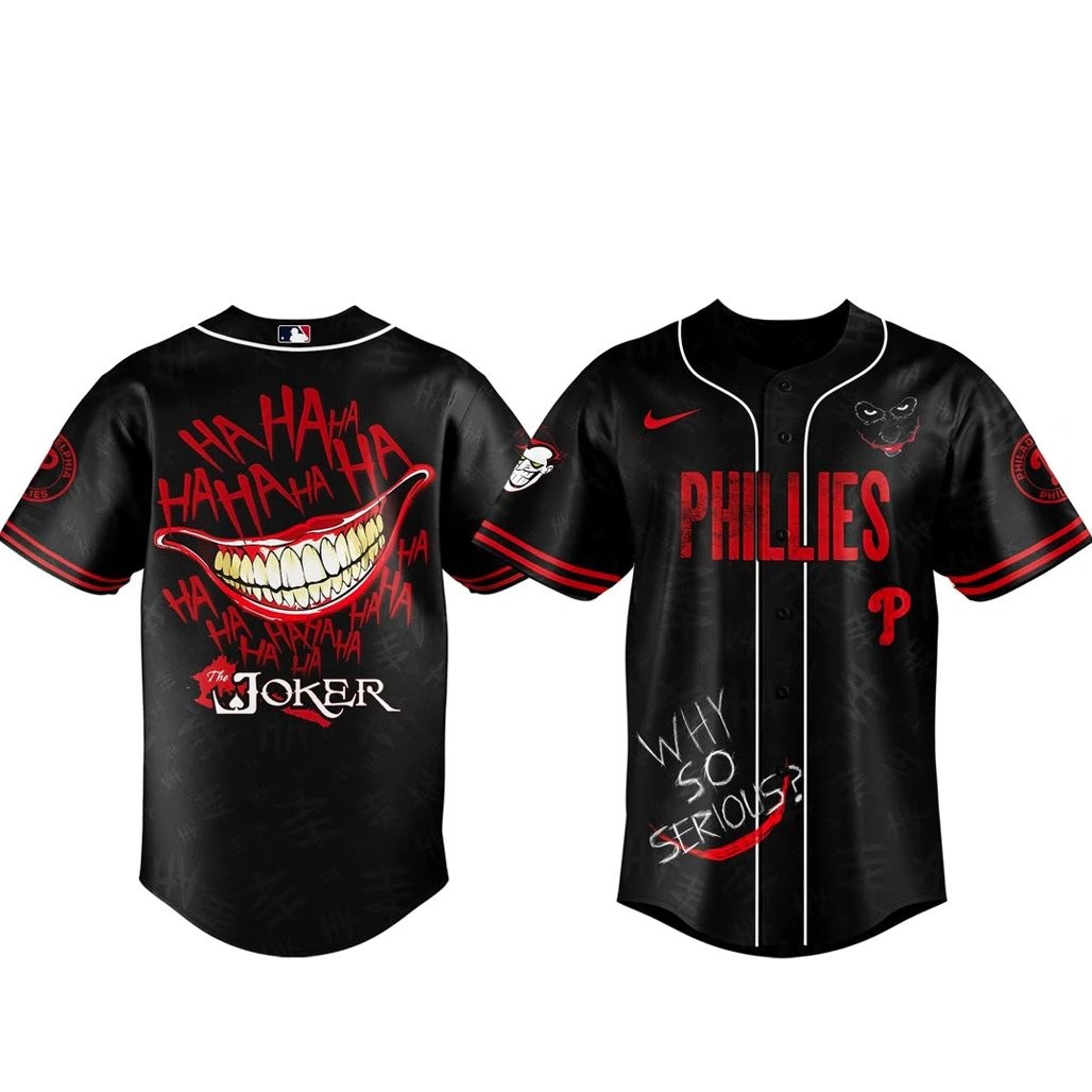 Philadelphia Phillies X Joker Game Night 2026 Baseball Jersey