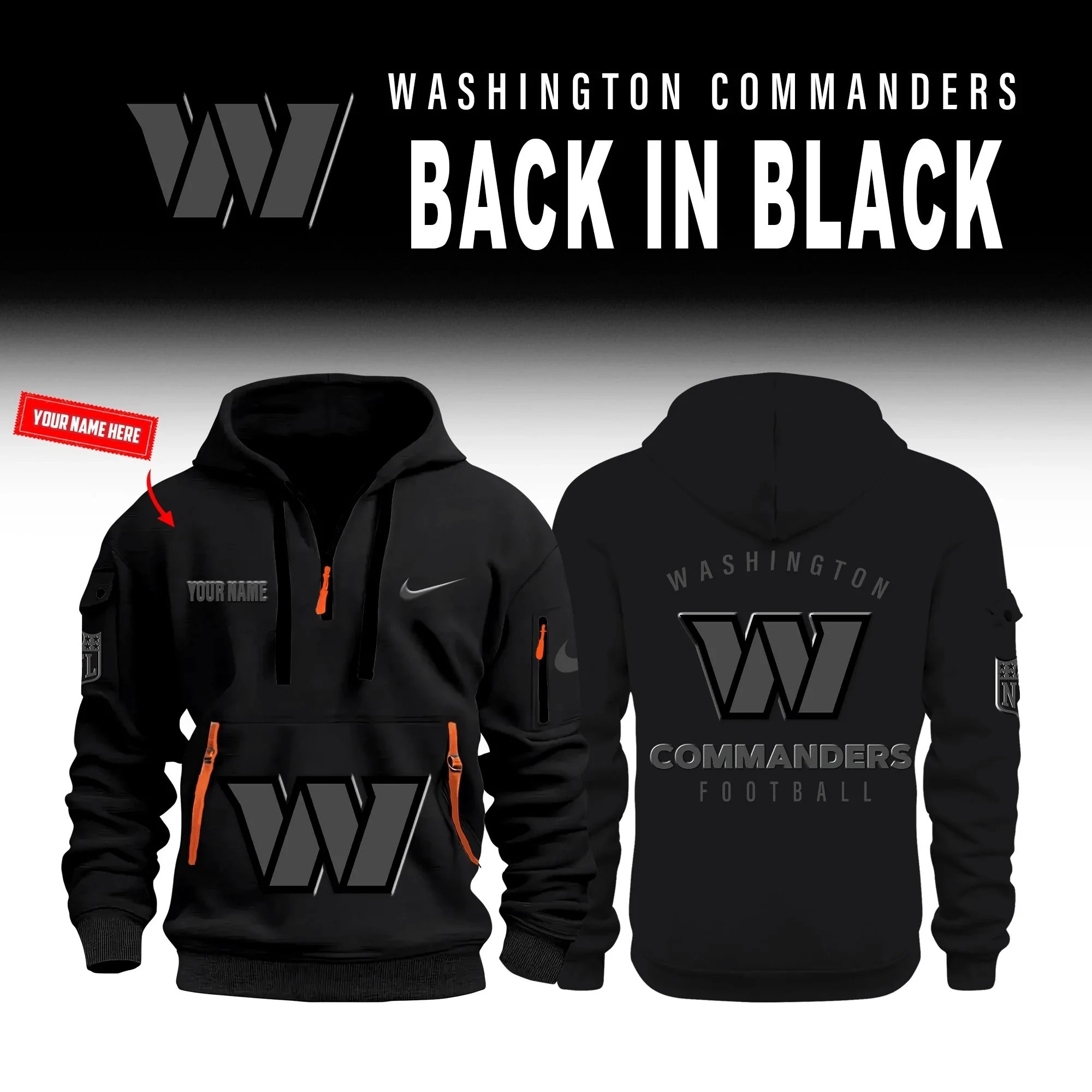 Musemora - Unisex Washington Commanders Hoodie