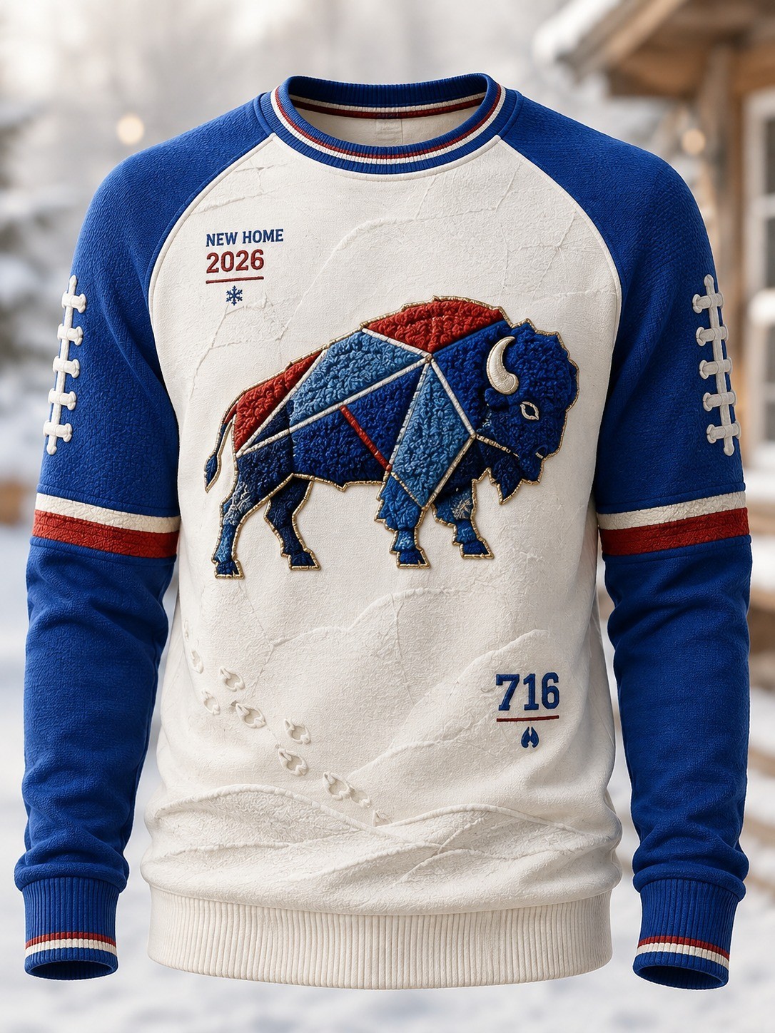 Musemora - Unisex Buffalo Bills Sweatshirt - Game Day Football