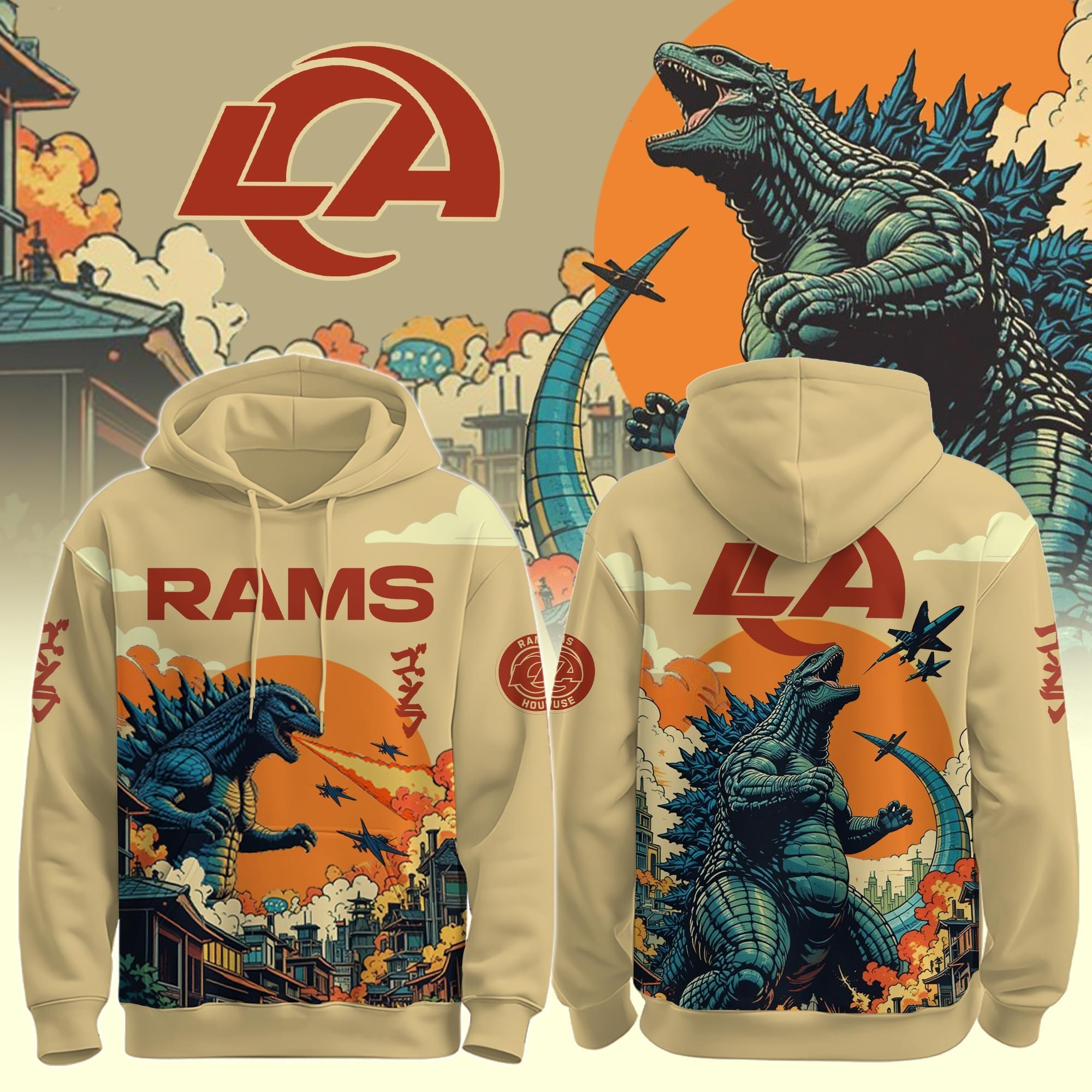 Musemora - Unisex Los Angeles Rams Hoodie