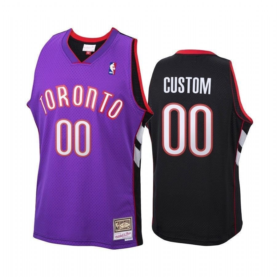 Men's Toronto Raptors Custom 00 1999-2000 Road Throwback Jersey - Multicolor Polyester