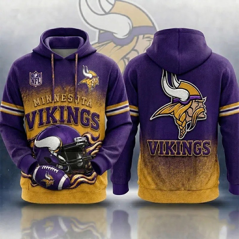 Musemora - Unisex Minnesota Vikings Hoodie - Game Day Football