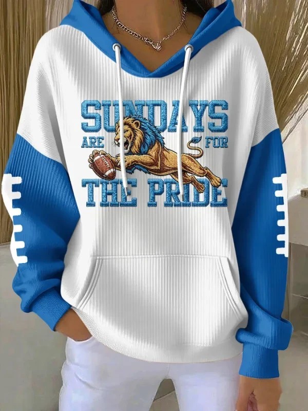 Musemora - Unisex Detroit Lions Hoodie - Game Day Fan Gear