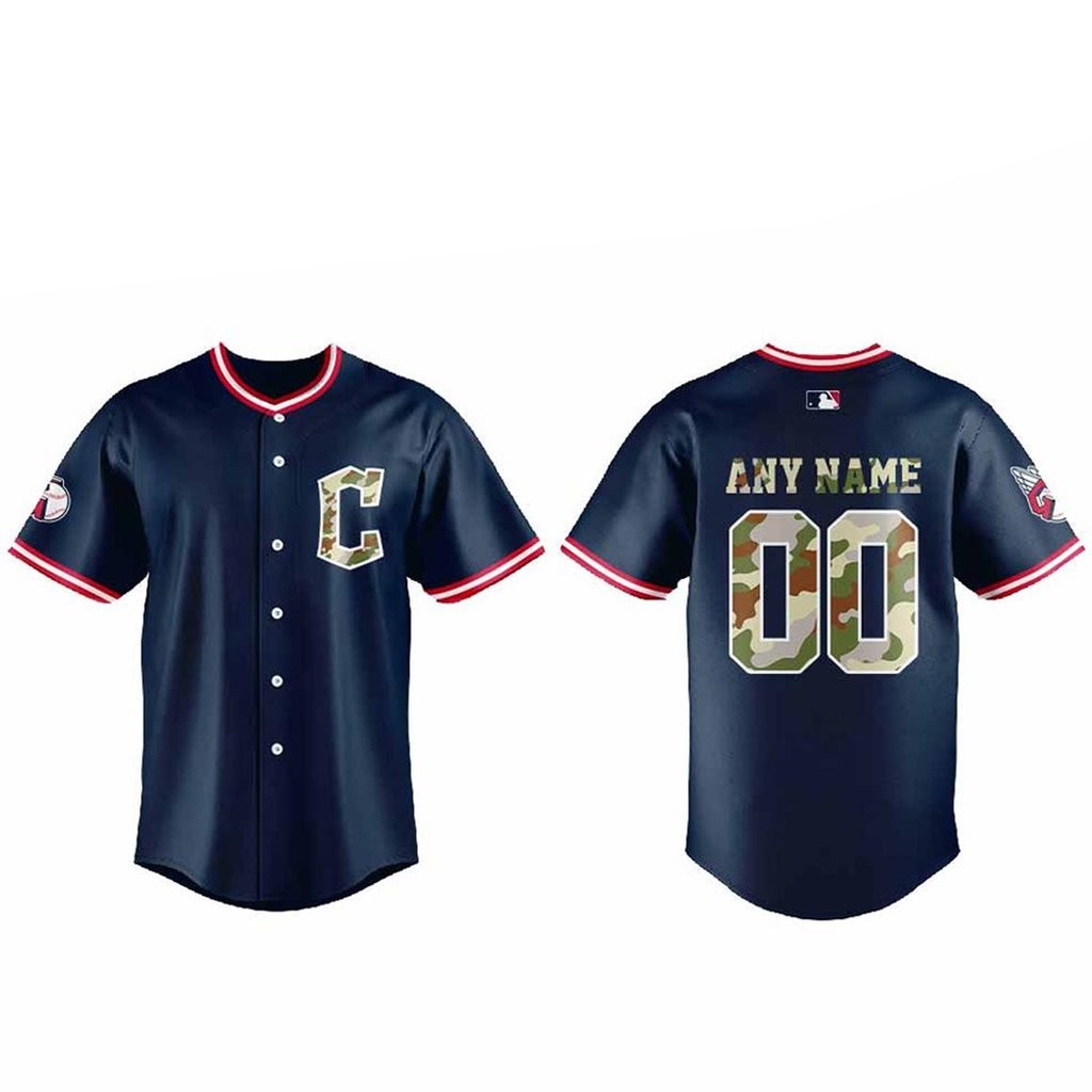 Custom Name and Number Cleveland Guardians Armed Forces Night 2026 Baseball Jersey