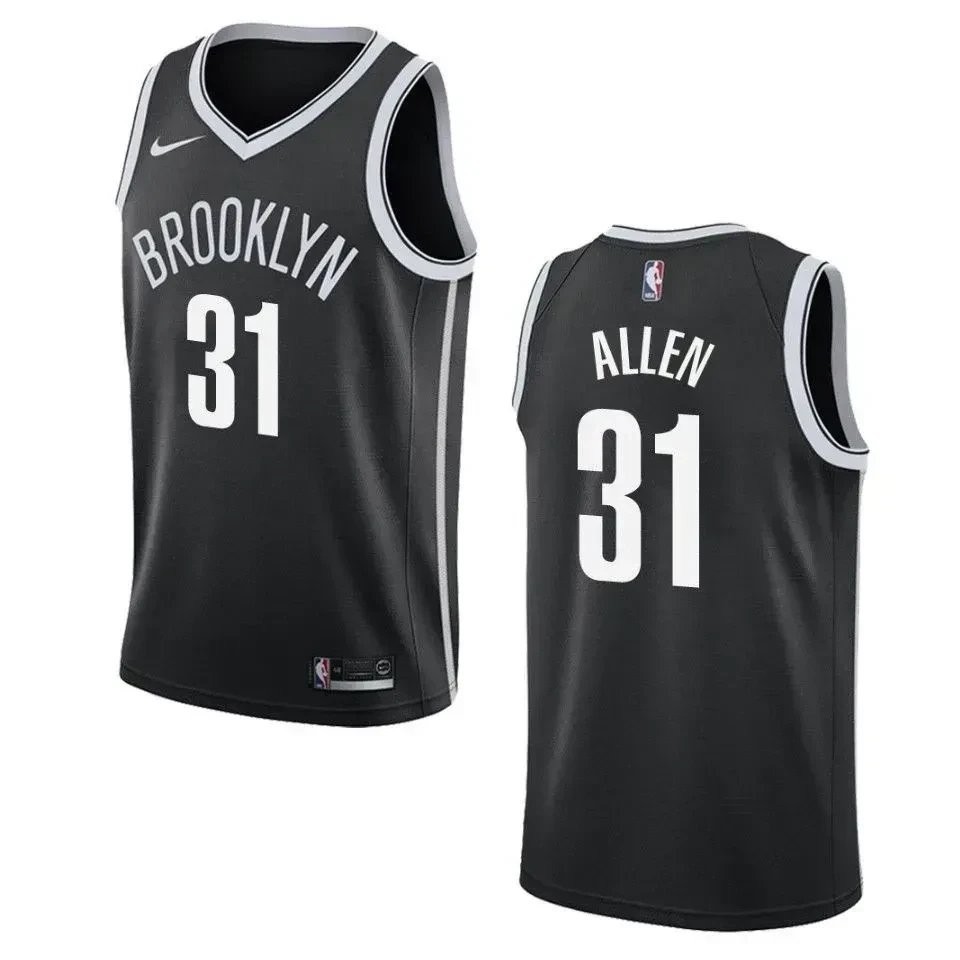 Men's Brooklyn Nets Jarrett Allen #31 Icon Swingman Jersey Black