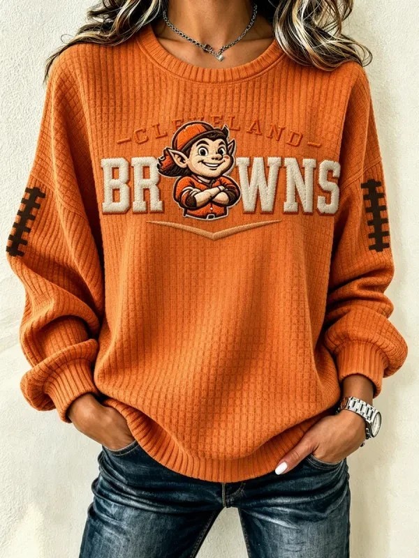 Musemora - Unisex Cleveland Browns Sweatshirt - Game Day Football