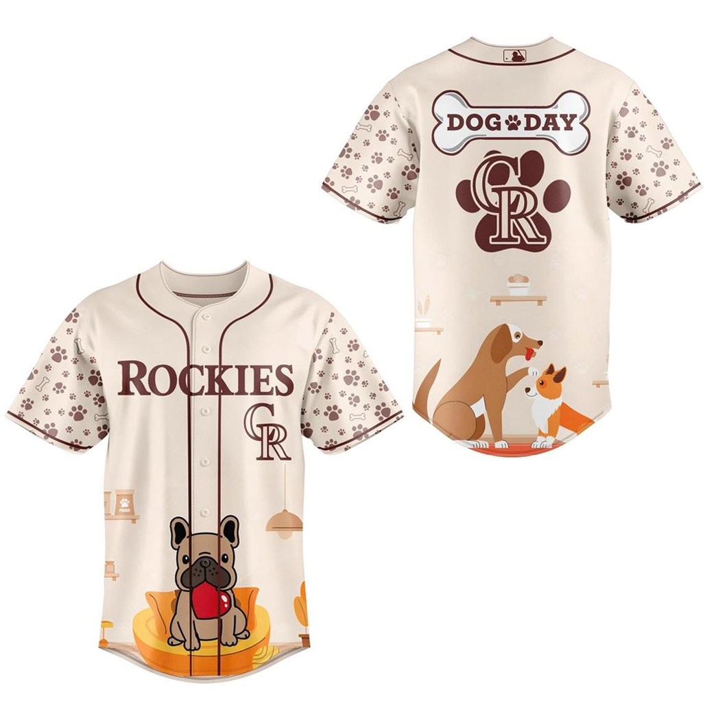 Colorado Rockies x Dog Day 2026 Baseball Jersey