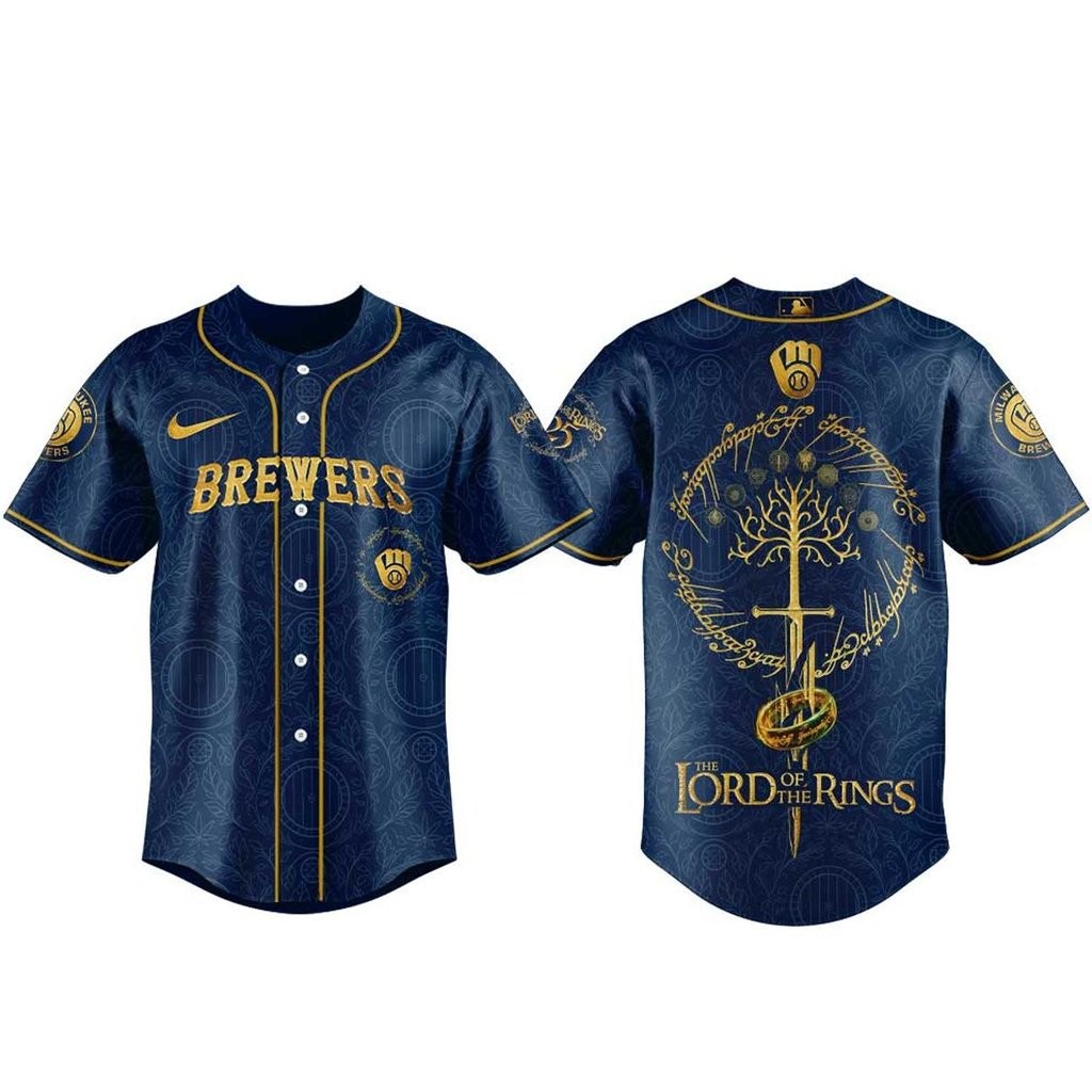 Milwaukee Brewers x The Lord of The Rings Game 2026 Baseball Jersey