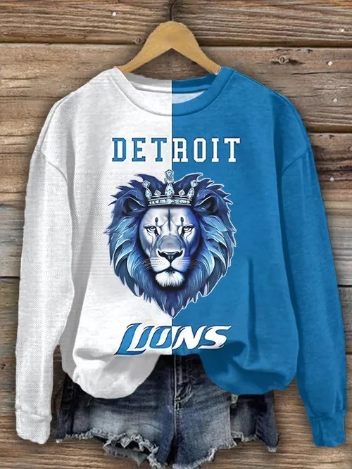Musemora - Women's Detroit Lions Sweatshirt - Football