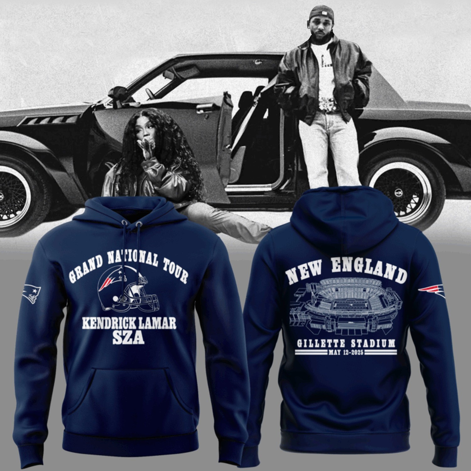Musemora - Unisex New England Patriots Sweatshirt