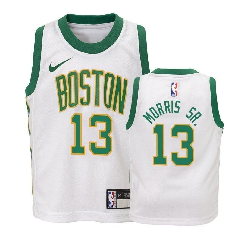 Youth Marcus Morris 13 Boston Celtics City White Jersey Unisex S-3XL