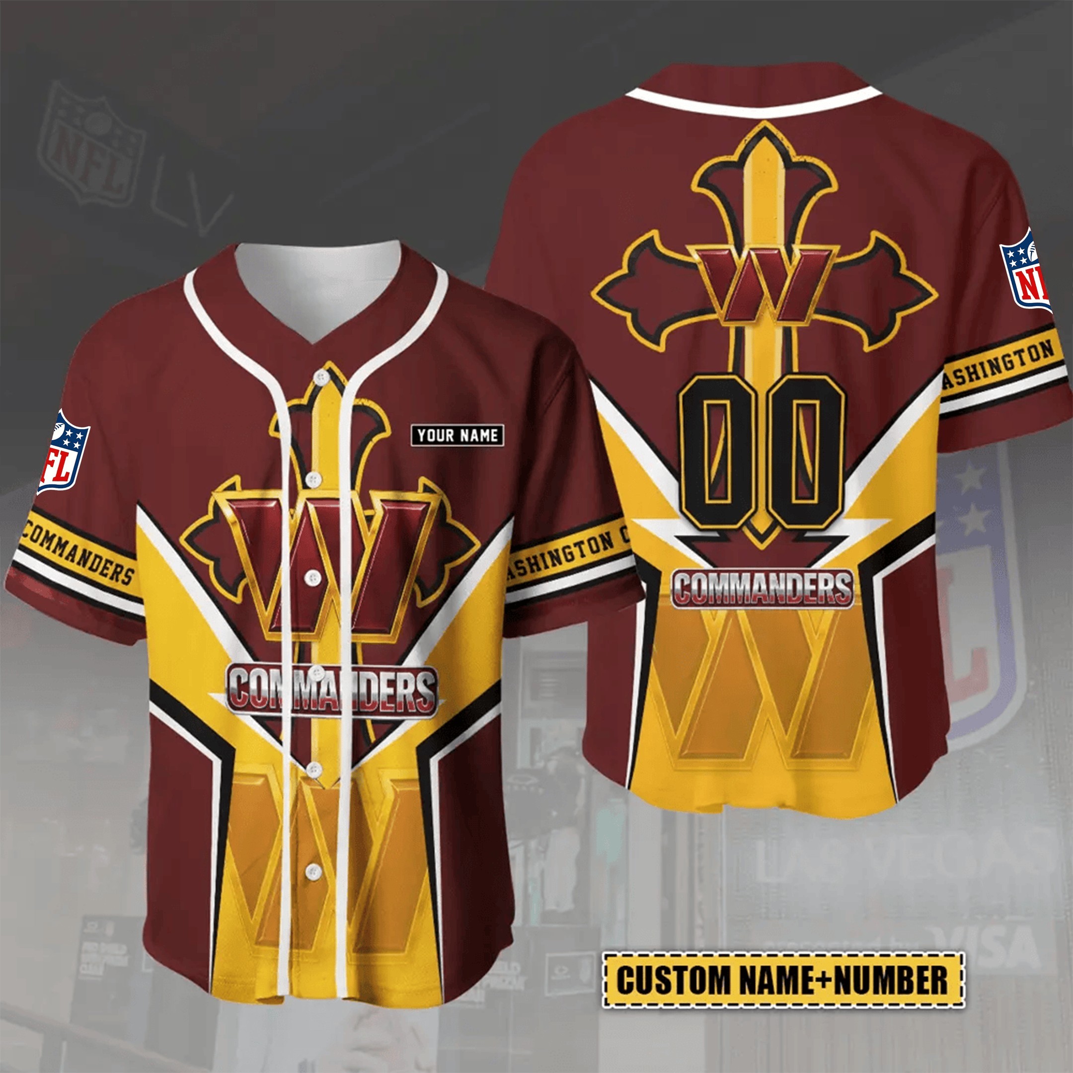 Musemora - Men's Washington Commanders Jersey - Football